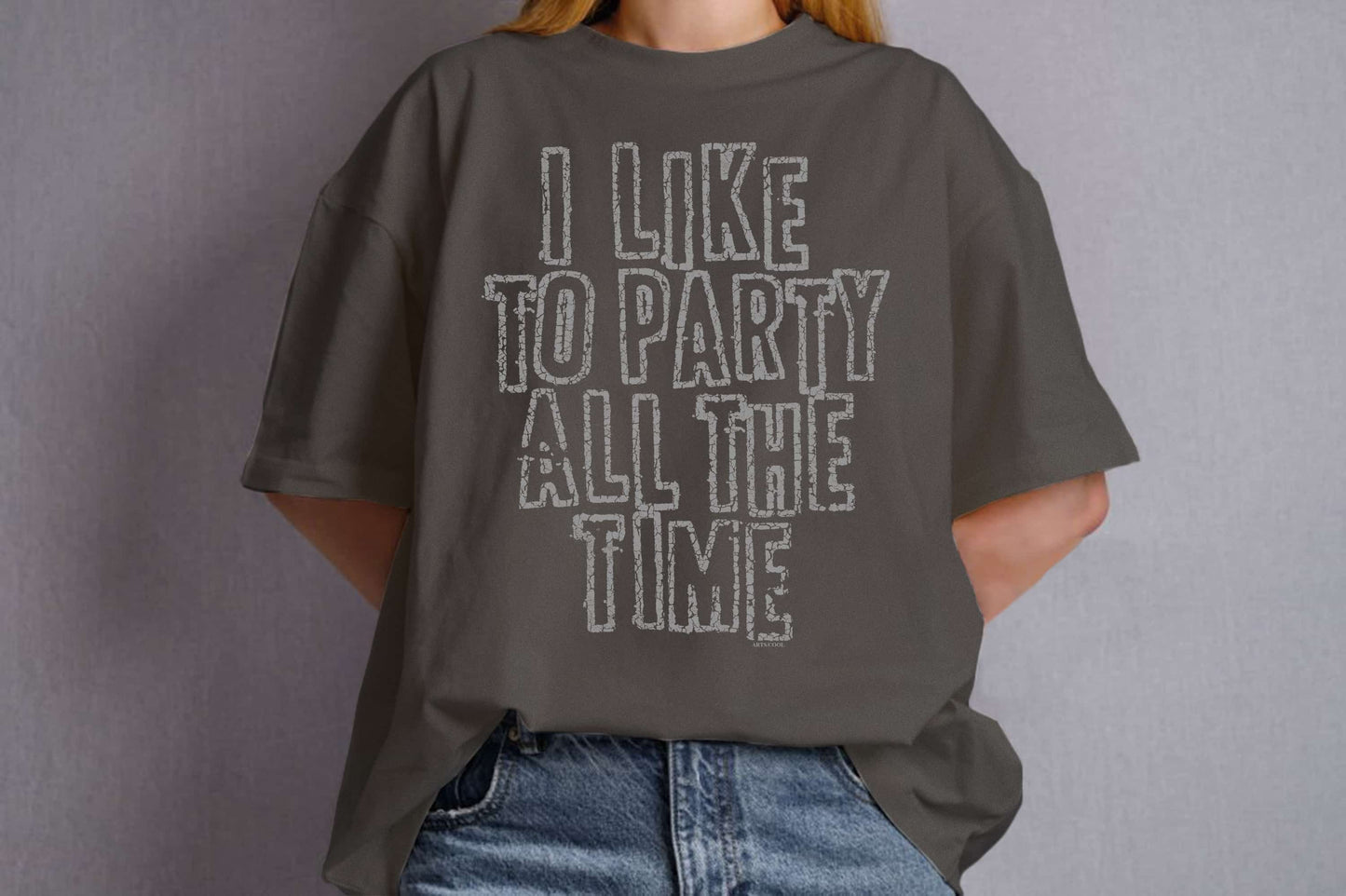 I Like to Party Organic Unisex Classic T-Shirt Grey