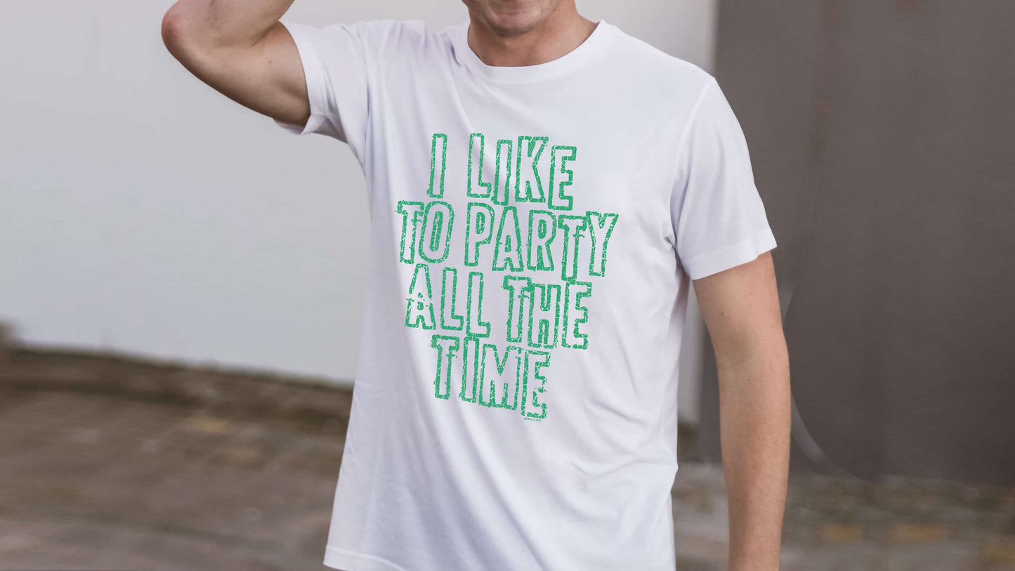 I Like to Party Organic Unisex Classic T-Shirt White