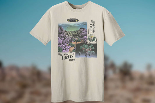 Joshua Tree Organic Unisex Classic T-Shirt Natural