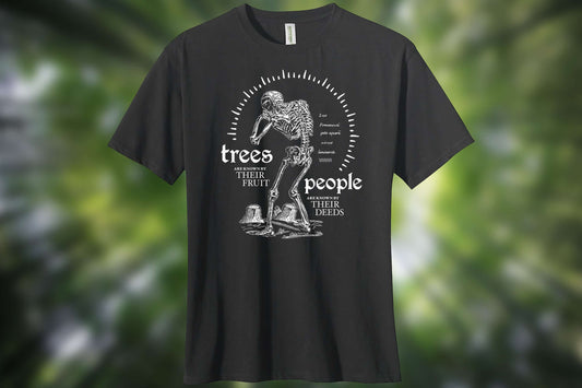 Fallen Trees Organic Unisex Classic T-Shirt Black